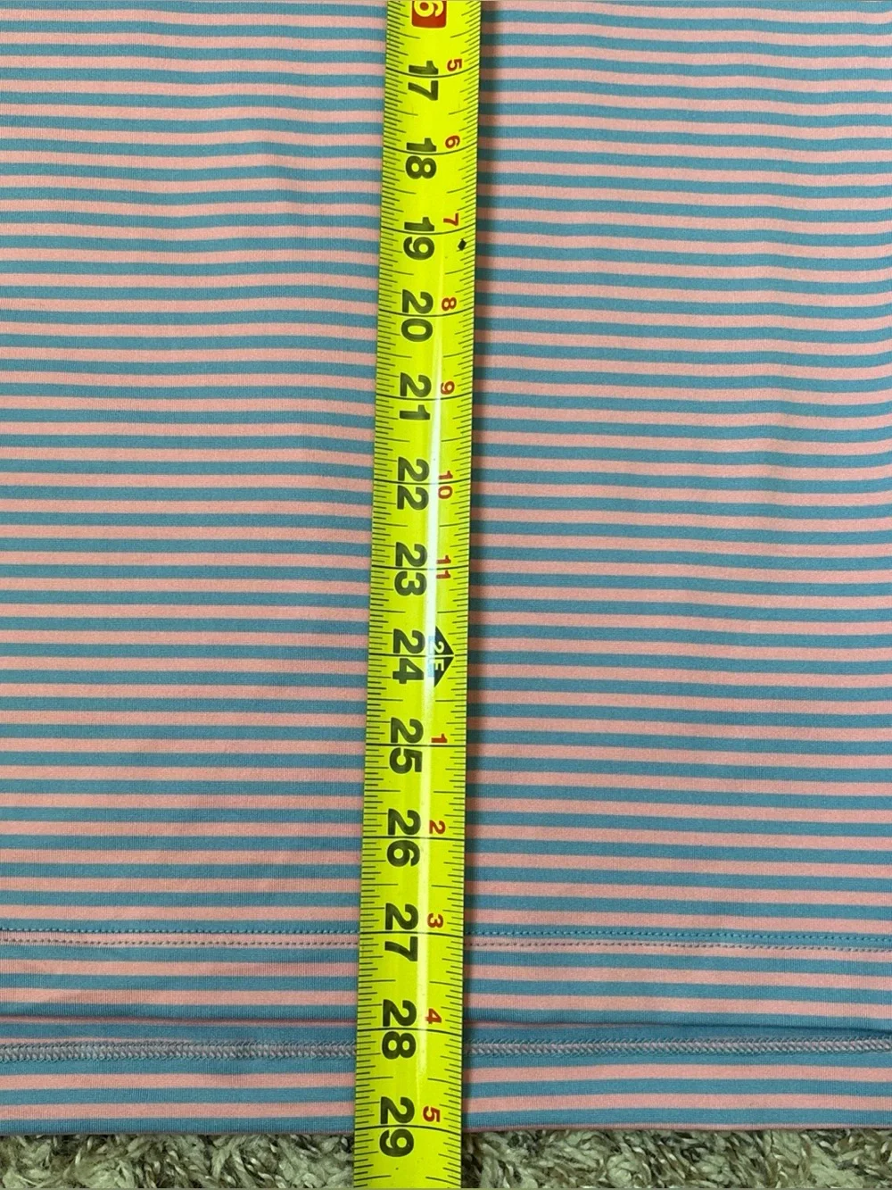 J. Crew Striped Polo in Pink and Blue